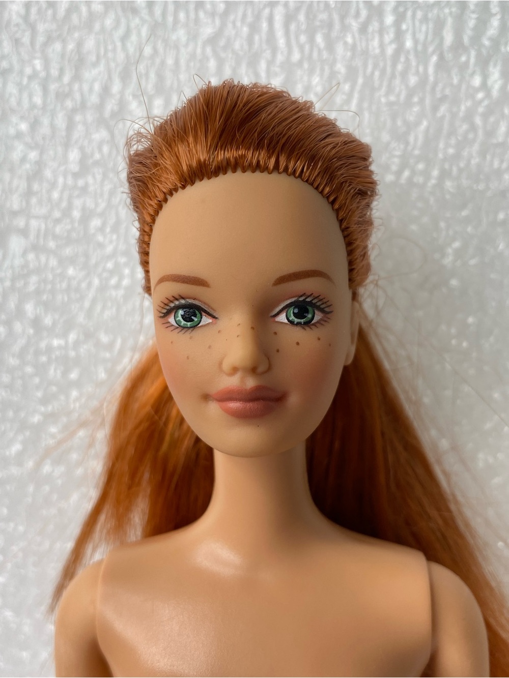 Mattel 2000s Era MIDGE Barbie Doll with Red Ginger Hair and Freckles - NUDE